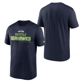 Men's Seattle Seahawks Nike College Navy Legend Community Performance T-Shirt
