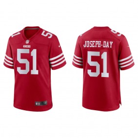 Men's San Francisco 49ers Sebastian Joseph-Day Scarlet Game Jersey