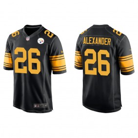 Men's Pittsburgh Steelers Kwon Alexander Black Alternate Game Jersey