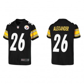 Youth Pittsburgh Steelers Kwon Alexander Black Game Jersey