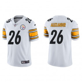 Men's Pittsburgh Steelers Kwon Alexander White Vapor Limited Jersey