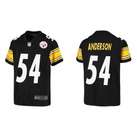 Youth Pittsburgh Steelers Ryan Anderson Black Game Jersey