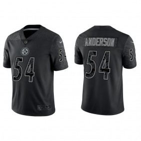 Men's Pittsburgh Steelers Ryan Anderson Black Reflective Limited Jersey