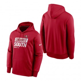 Men's Tampa Bay Buccaneers Nike Red 2022 NFC South Division Champions Locker Room Trophy Collection Pullover Hoodie