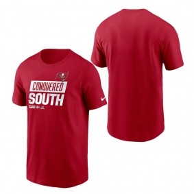 Men's Tampa Bay Buccaneers Nike Red 2022 NFC South Division Champions Locker Room Trophy Collection T-Shirt