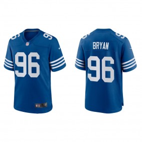Men's Taven Bryan Indianapolis Colts Royal Alternate Game Jersey