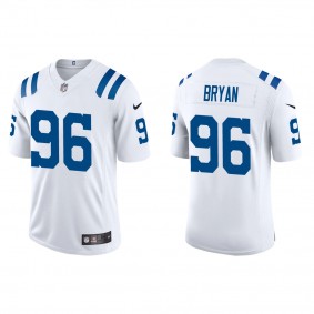 Men's Taven Bryan Indianapolis Colts White Vapor Limited Jersey