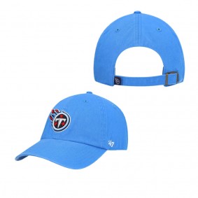 Men's Tennessee Titans Light Blue Secondary Clean Up Adjustable Hat