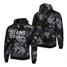 Men's Tennessee Titans The Wild Collective Black Camo Pullover Hoodie