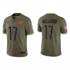 Terry McLaurin Washington Commanders Olive 2022 Salute To Service Limited Jersey