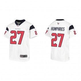 Youth Houston Texans Adam Humphries White Game Jersey
