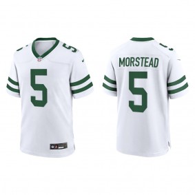 Thomas Morstead Men's New York Jets White Legacy Game Jersey