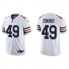 Men's Tremaine Edmunds Chicago Bears White Classic Limited Jersey