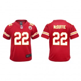 Youth Kansas City Chiefs Trent McDuffie Red Game Jersey