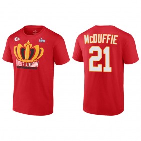 Trent McDuffie Kansas City Chiefs Red Super Bowl LVII Champions Last Standing T-Shirt