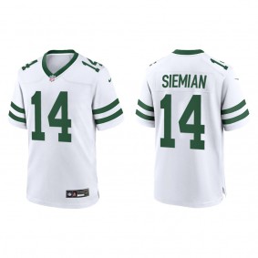 Men's New York Jets Trevor Siemian White Legacy Game Jersey