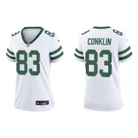 Tyler Conklin Women's New York Jets White Legacy Game Jersey