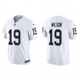Men's Las Vegas Raiders Tyree Wilson White 2023 NFL Draft Vapor F.U.S.E. Limited Jersey