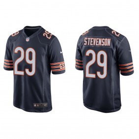 Men's Chicago Bears Tyrique Stevenson Navy 2023 NFL Draft Game Jersey