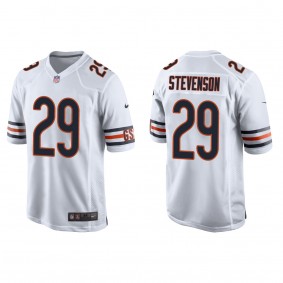 Men's Chicago Bears Tyrique Stevenson White 2023 NFL Draft Game Jersey