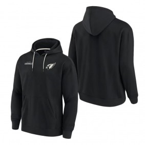 Unisex Arizona Cardinals Fanatics Signature Black Super Soft Fleece Pullover Hoodie