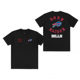 Unisex Buffalo Bills Born x Raised Black T-Shirt