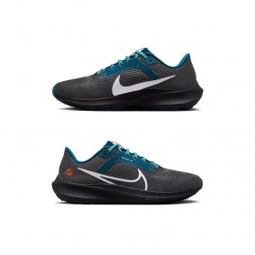 Unisex Miami Dolphins Nike Anthracite Zoom Pegasus 40 Running Shoes