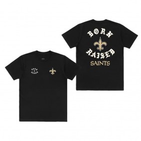 Unisex New Orleans Saints Born x Raised Black T-Shirt