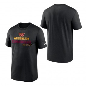 Men's Washington Commanders Nike Black Legend Community Performance T-Shirt