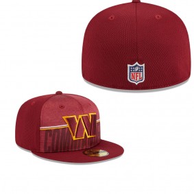 Men's Washington Commanders Burgundy 2023 NFL Training Camp 59FIFTY Fitted Hat