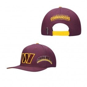 Men's Washington Commanders Pro Standard Burgundy Hometown Snapback Hat