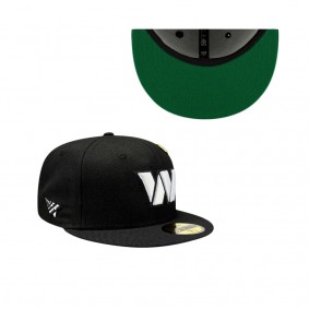 Men's Washington Commanders x Paper Planes Black 59FIFTY Fitted Hat