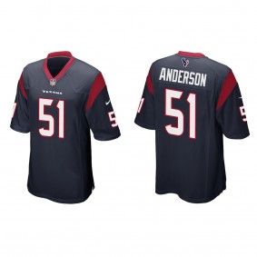 Men's Houston Texans Will Anderson Navy 2023 NFL Draft Jersey