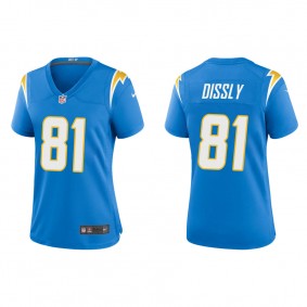 Women's Los Angeles Chargers Will Dissly Powder Blue Game Jersey