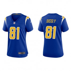 Women's Los Angeles Chargers Will Dissly Royal Alternate Game Jersey