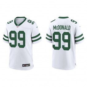 Will McDonald Men's New York Jets White Legacy Game Jersey