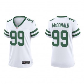 Will McDonald Women's New York Jets White Legacy Game Jersey