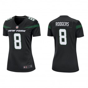 Women's New York Jets Aaron Rodgers Black Game Jersey