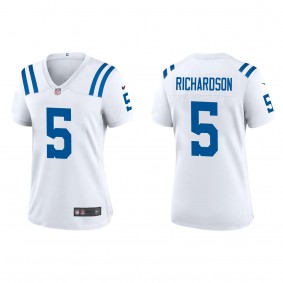Women's Indianapolis Colts Anthony Richardson White 2023 NFL Draft Game Jersey