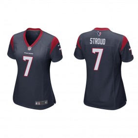 Women's Houston Texans C. J. Stroud Navy 2023 NFL Draft Game Jersey