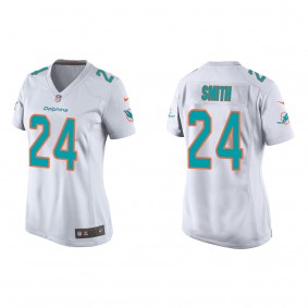 Women's Miami Dolphins Cam Smith White 2023 NFL Draft Game Jersey