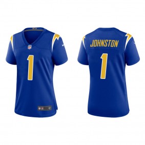 Women's Los Angeles Chargers Quentin Johnston Royal 2023 NFL Draft Alternate Game Jersey