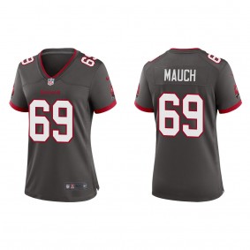 Women's Tampa Bay Buccaneers Cody Mauch Pewter 2023 NFL Draft Alternate Game Jersey