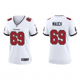 Women's Tampa Bay Buccaneers Cody Mauch White 2023 NFL Draft Game Jersey