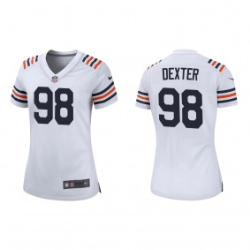 Women's Chicago Bears Gervon Dexter White 2023 NFL Draft Classic Game Jersey