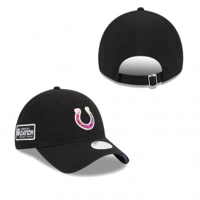 Women's Indianapolis Colts Black 2023 NFL Crucial Catch 9TWENTY Adjustable Hat