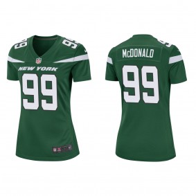 Women's New York Jets Will McDonald Green 2023 NFL Draft Game Jersey