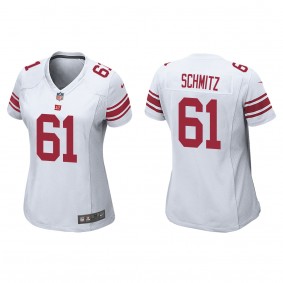 Women's New York Giants John Michael Schmitz White 2023 NFL Draft Game Jersey