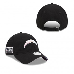 Women's Los Angeles Chargers Black 2023 NFL Crucial Catch 9TWENTY Adjustable Hat