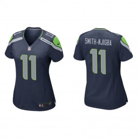Women's Seattle Seahawks Jaxon Smith-Njigba Navy 2023 NFL Draft Game Jersey